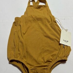 Kyte BABY Mustard Yellow Sleeveless Baby Romper